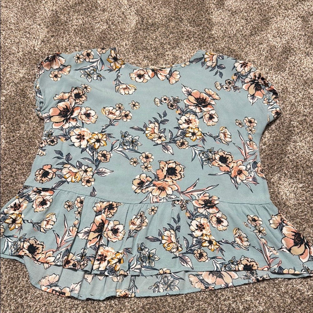 Floral Print Women's Top